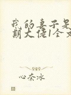 我的妻子是大乘期大佬1全文txt下载
