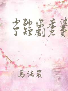 少帅你老婆又跑了短剧免费完整版