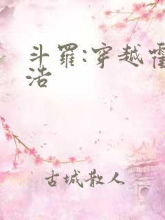 斗罗:穿越霍雨浩