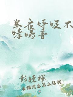 半夜呼吸不畅有哮鸣音