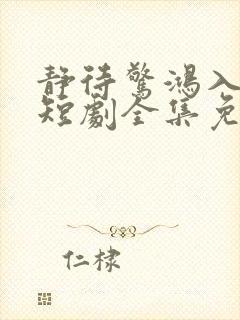 静待惊鸿入瓮慌短剧全集免费观看