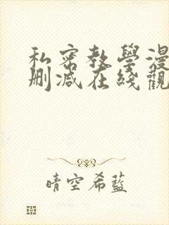私密教学漫画无删减在线观看