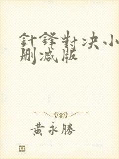 针锋对决小说未删减版