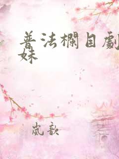普法栏目剧之姐妹