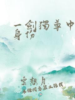 一剑独尊中叶玄身份