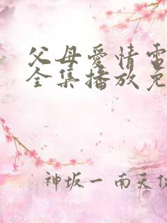 父母爱情电视剧全集播放免费观看