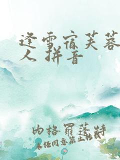 逢雪宿芙蓉山主人 拼音