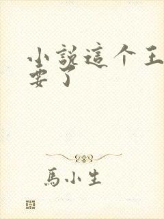 小说这个王爷我要了
