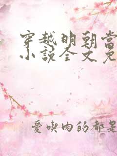 穿越明朝当皇帝小说全文免费阅读