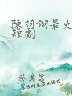 陈羽翎最火十部短剧