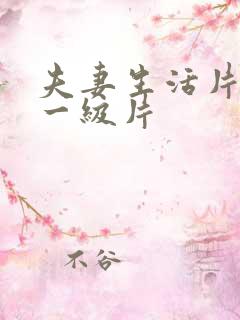 夫妻生活片黄色一级片