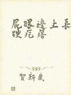 屁眼边上长了个硬疙瘩