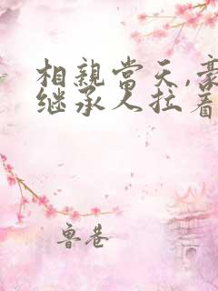 相亲当天,豪门继承人拉着我领证原著