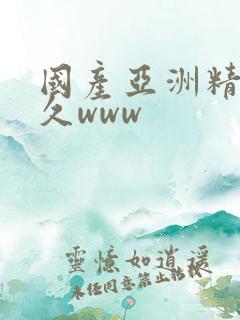 国产亚洲精品久久www