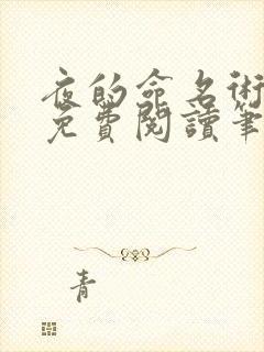 夜的命名术小说免费阅读笔趣趣