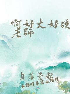 啊好大好硬好爽老师
