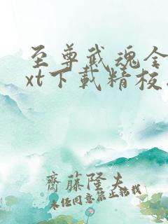 至尊武魂全本txt下载精校版