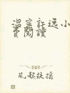 温宁许逸小说免费阅读
