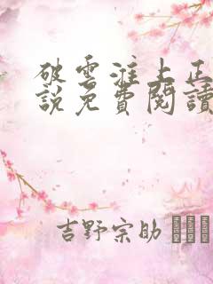 破云淮上正版小说免费阅读