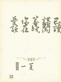 爱你蓄谋已久小说在线阅读免费