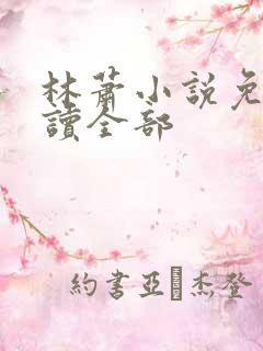 林萧小说免费阅读全部
