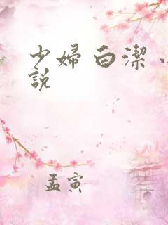 少妇 白洁 小说