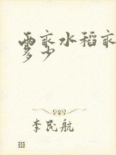两亩水稻亩产量多少