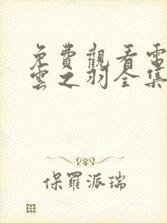 免费观看电视剧云之羽全集在线观看