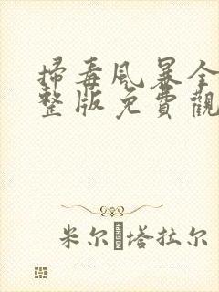 扫毒风暴全集完整版免费观看