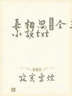 长相思·全三册小说txt