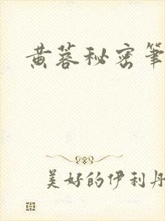 黄蓉秘密笔趣阁
