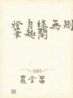灯月缘无删减版笔趣阁