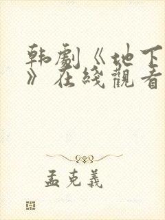 韩剧《地下猎罪》在线观看