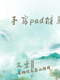 手写pad推荐