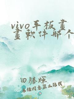 vivo平板画画软件哪个好用
