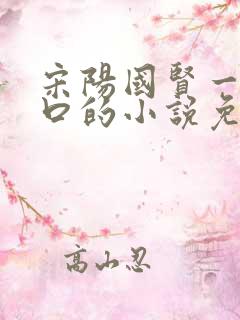 宋阳国贤一家四口的小说免费