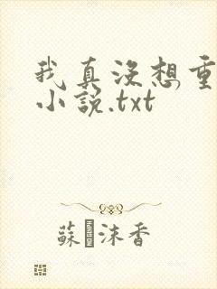 我真没想重生啊小说.txt