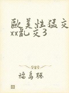 欧美性猛交xxxx乱交3