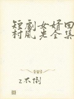 短剧女婿回乡全村风光全集