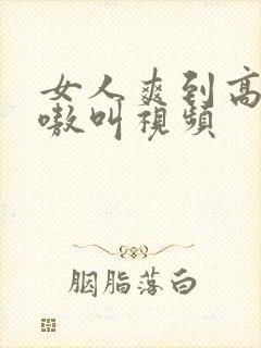 女人爽到高潮嗷嗷叫视频