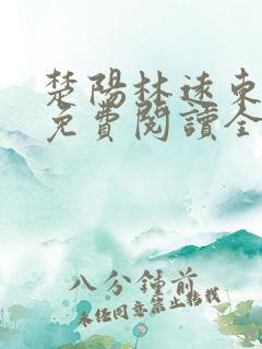 楚阳林远东小说免费阅读全文下载