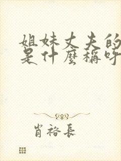 姐妹丈夫的关系是什么称呼
