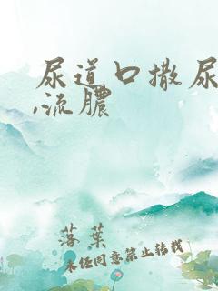 尿道口撒尿就痛,流脓