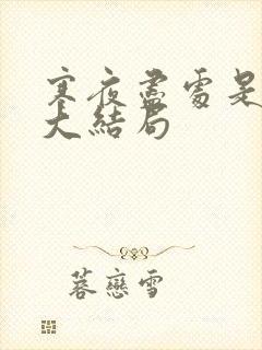 寒夜尽处是卿心大结局
