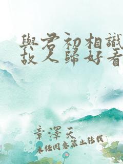 与君初相识恰似故人归好看吗