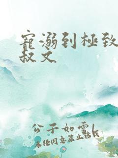 宠溺到极致的大叔文