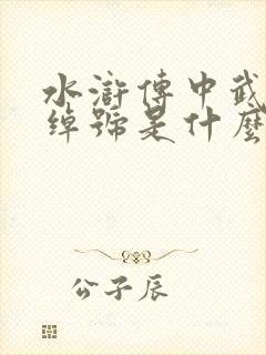 水浒传中武松的绰号是什么