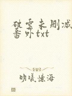 破云未删减全文番外txt