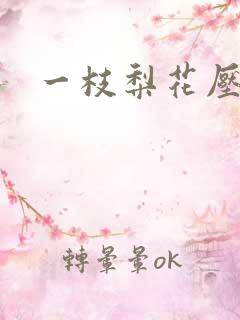 一枝梨花压海棠