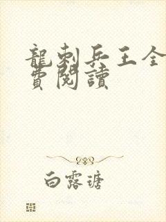 龙刺兵王全本免费阅读